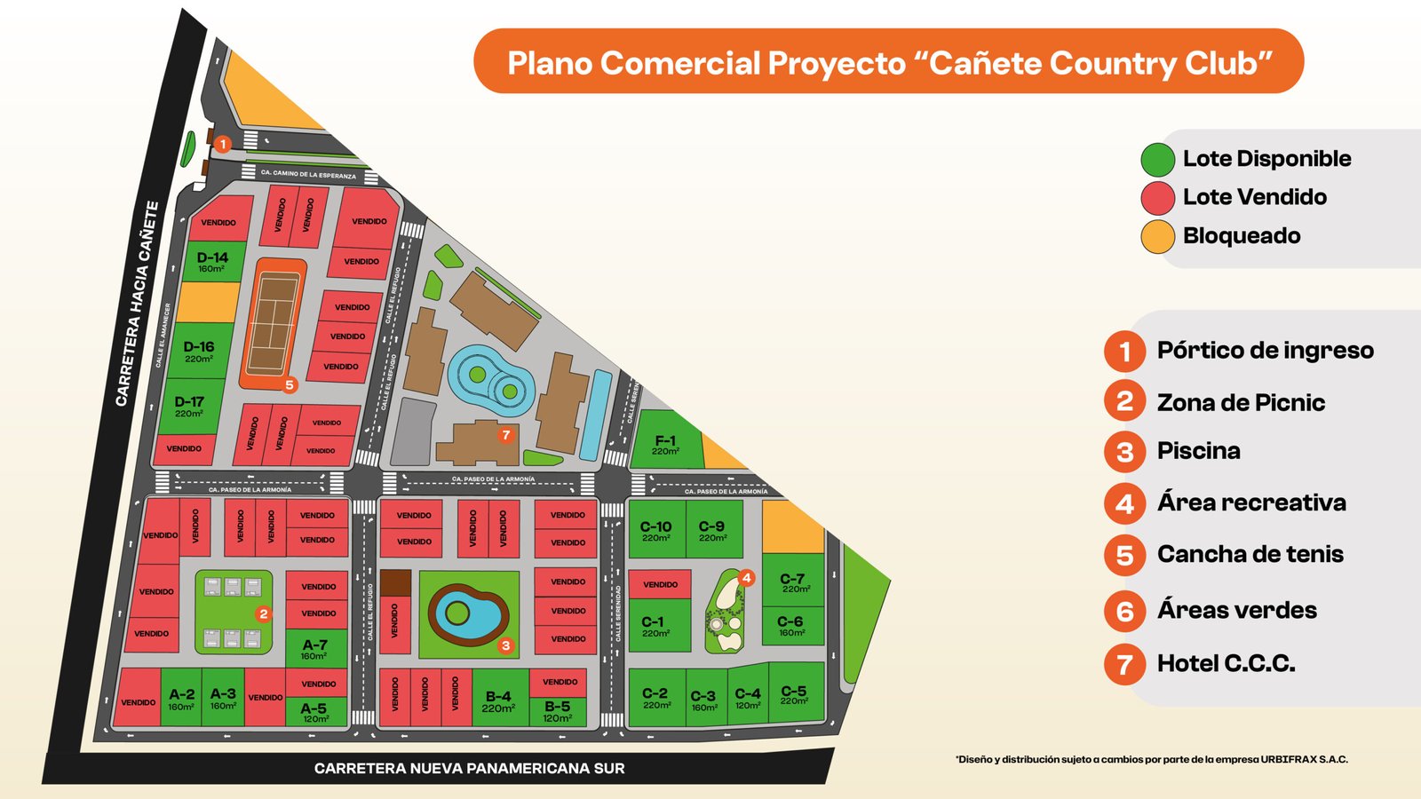 Plano Proyecto Cañete Country Club